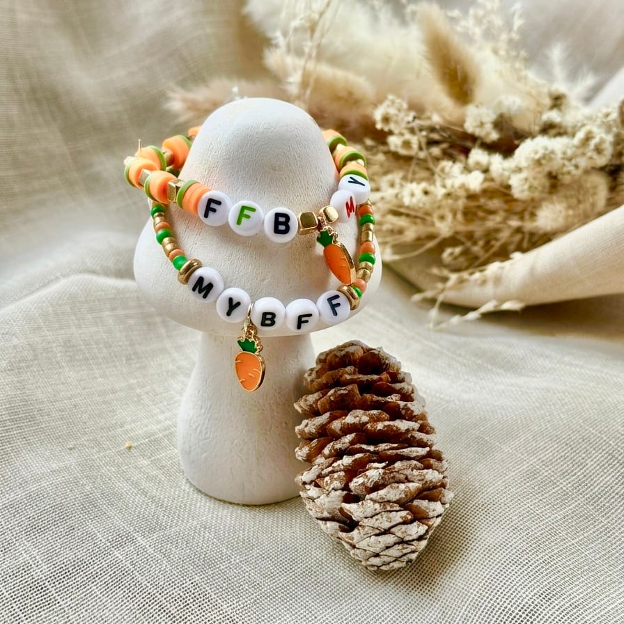Een wortelijke bestfriends armbandje 🥕